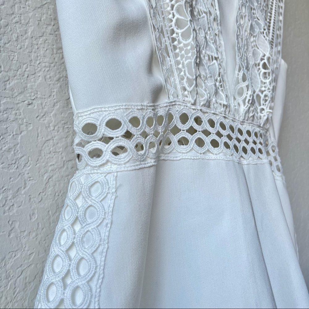 Like new! Free shipping! Parvenue White Lace Romper - Picture 8 of 11